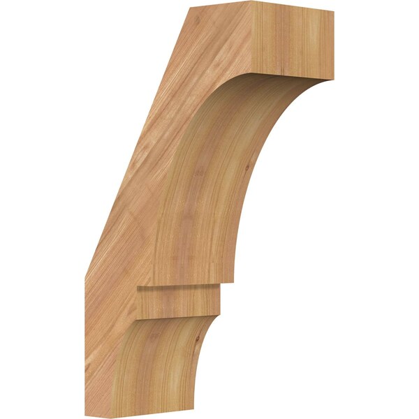 Ekena Millwork 5 1/2"W x 10"D x 18"H Balboa Smooth Knee Brace, Western Red Cedar BRC06X10X18BOA00SWR - main